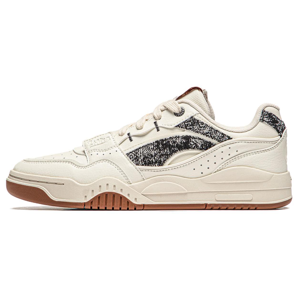 

Новые мужские кеды LiNing с амортизацией, износостойкие, низкие, для скейтборда, экрю AGCS251-36 43.5