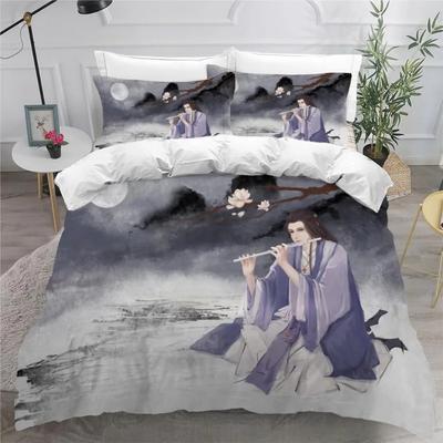 Anime Girl Beding Set, Japanese Manga Duvet Cover, Ultra-fine Fiber Duvet Cover, Adult Plus Children's Duvet Cover Pilowcase