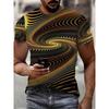 Fashion 3D Print Men Short Sleeve Round Neck T-Shirt Plus Size Tee Summer Casual Tshirts