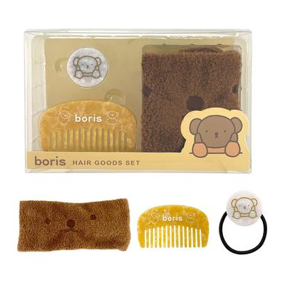 Dick Bruna Boris Hair Accessories Set Featuring Miffy Hair Hair and A Lovely Gift for Room Bath and Face (MF46802) Turban, Tie, Comb. Wear, Time,