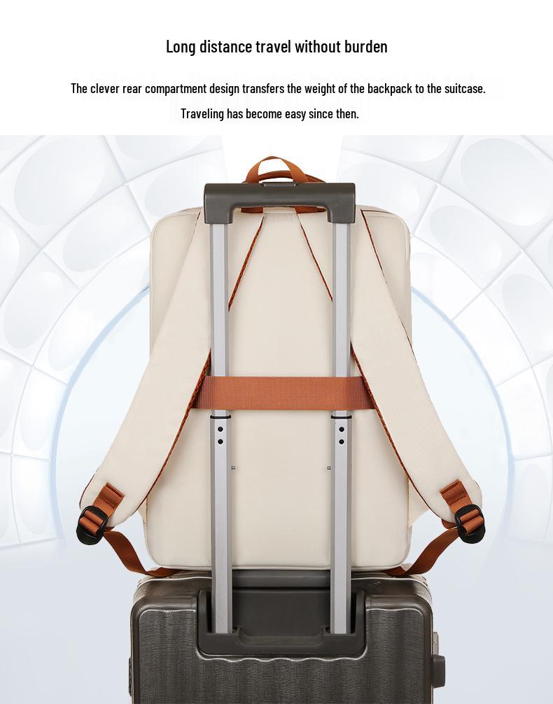 Women's High-end Cross-border Laptop Backpack - Large Capacity for Casual Business Trips