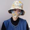 Cover Face Cap Sunscreen Mask Face Mask Bucket Hat Portable Women Sun Hat  Climbing