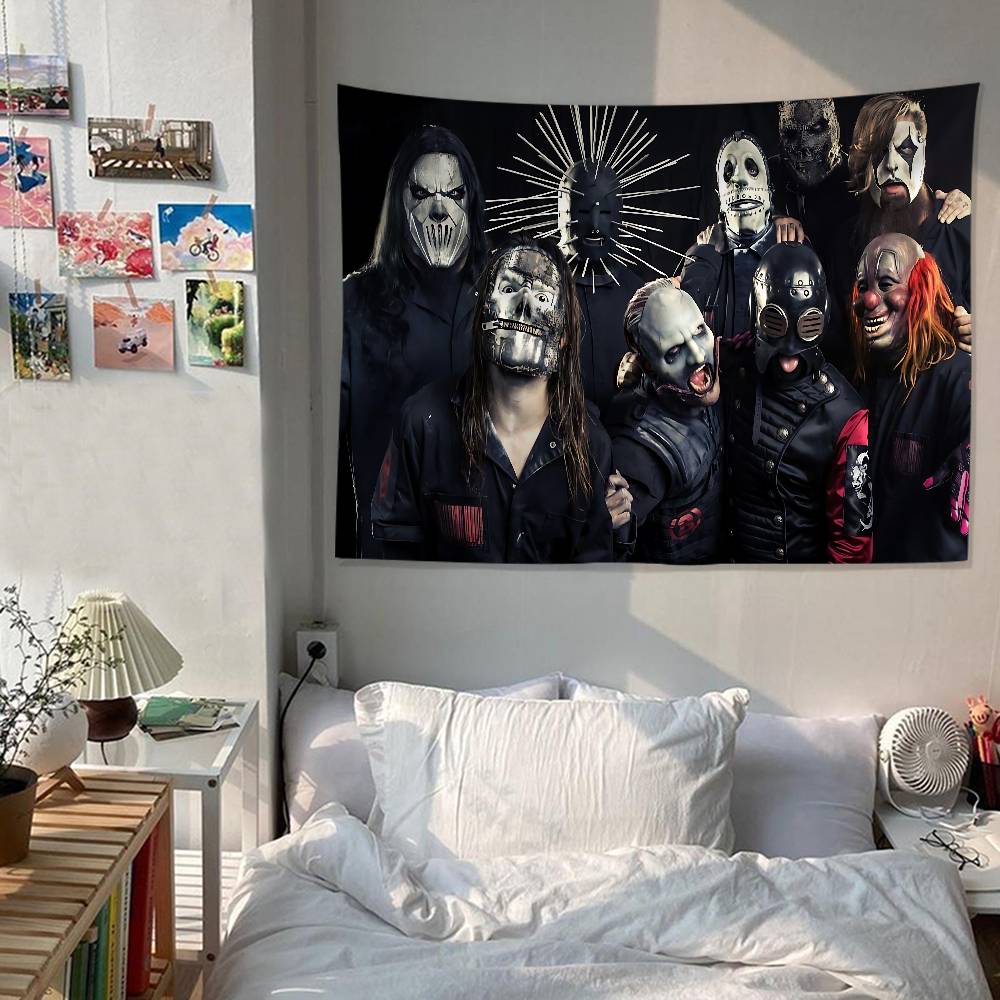 Band Rap SSlipknot Colorful Tapestry Wall Hanging Bohemian Wall Tapestries Mandala Wall Art Decor