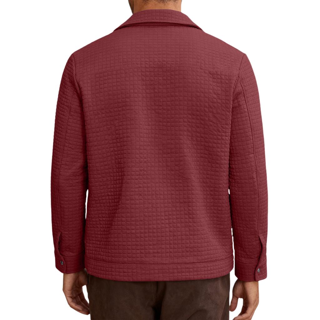 Men's Relaxed-Fit Casual Jacket Long-Sleeve Outerwear