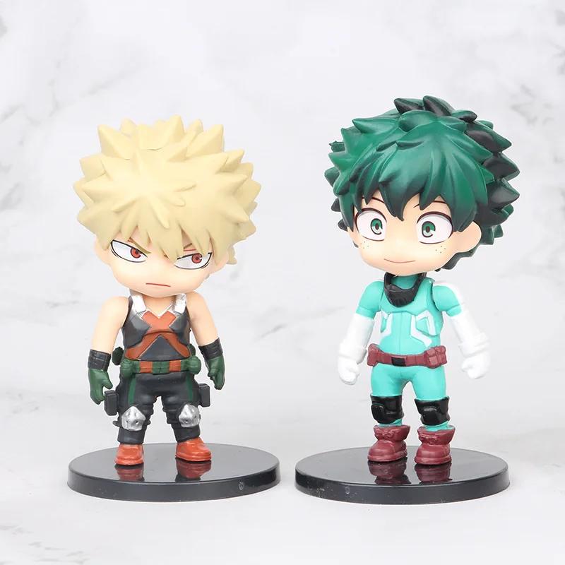 5Pcs/Set Anime My Hero Academia Action Figures Midoriya Izuku Bakugou Katsuki Todoroki Shouto Ochaco Uraraka Kirishima Model To