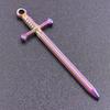 3pcs Sword Pendants Stainless Steel Charms For Jewelry Making Supplies Accessories Handmade Necklace Earrings Materials Pendant