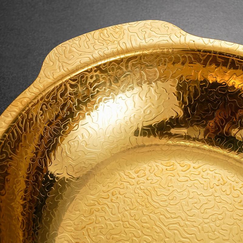 ZISIZ Schneeflockenmuster Edelstahl Meeresfrüchte Trockentopf & Flachpfanne