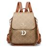 Retro Print Backpack Women's Multi-Functional Travel Small Backpack Commuter Backpack