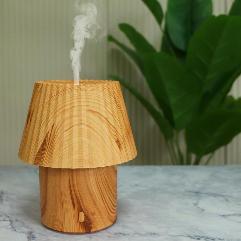 2026 Portable Mini Mushroom Lamp Humidifier: Aromatherapy Essential Oil Diffuser for Bedroom Desktop