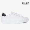 Clae Bradley Venice Witte Zwarte Leren Sneakers Scem233bv00 Wln