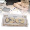 Reel To Reel Blank Sound Cassette Tape   Homemade 55 Minutes Aluminum Empty Cassette Tape for Music Recording