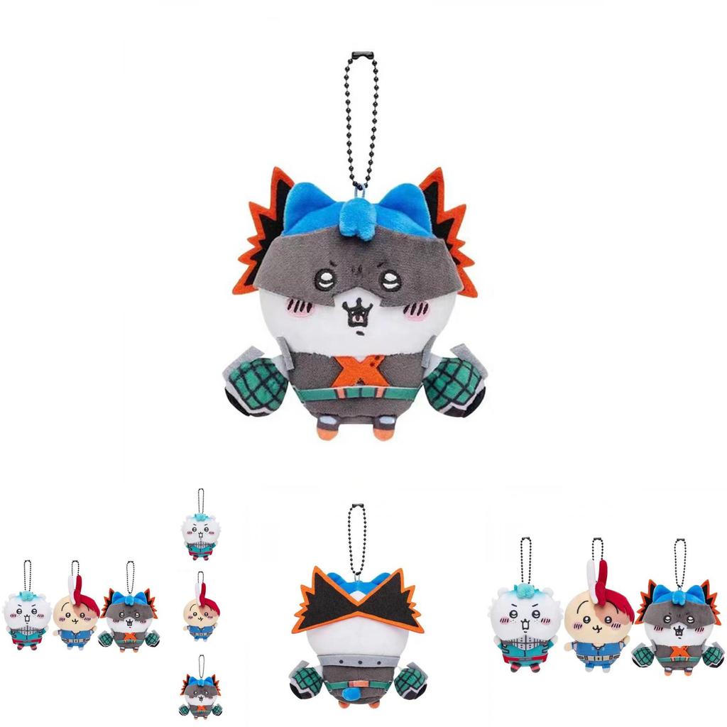 Ultra-soft Short Plush 10cm Keychain Featuring Adorable Characters From Hero Academy