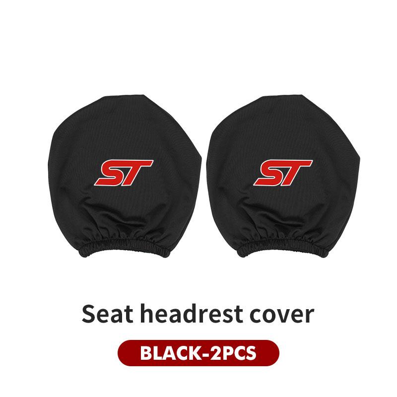For Ford Car Logo Headrest Cover Dustproof Cover For Front Seat Head Rests Fiesta Ranger Mondeo Escape Ecosport Fusion Explorer