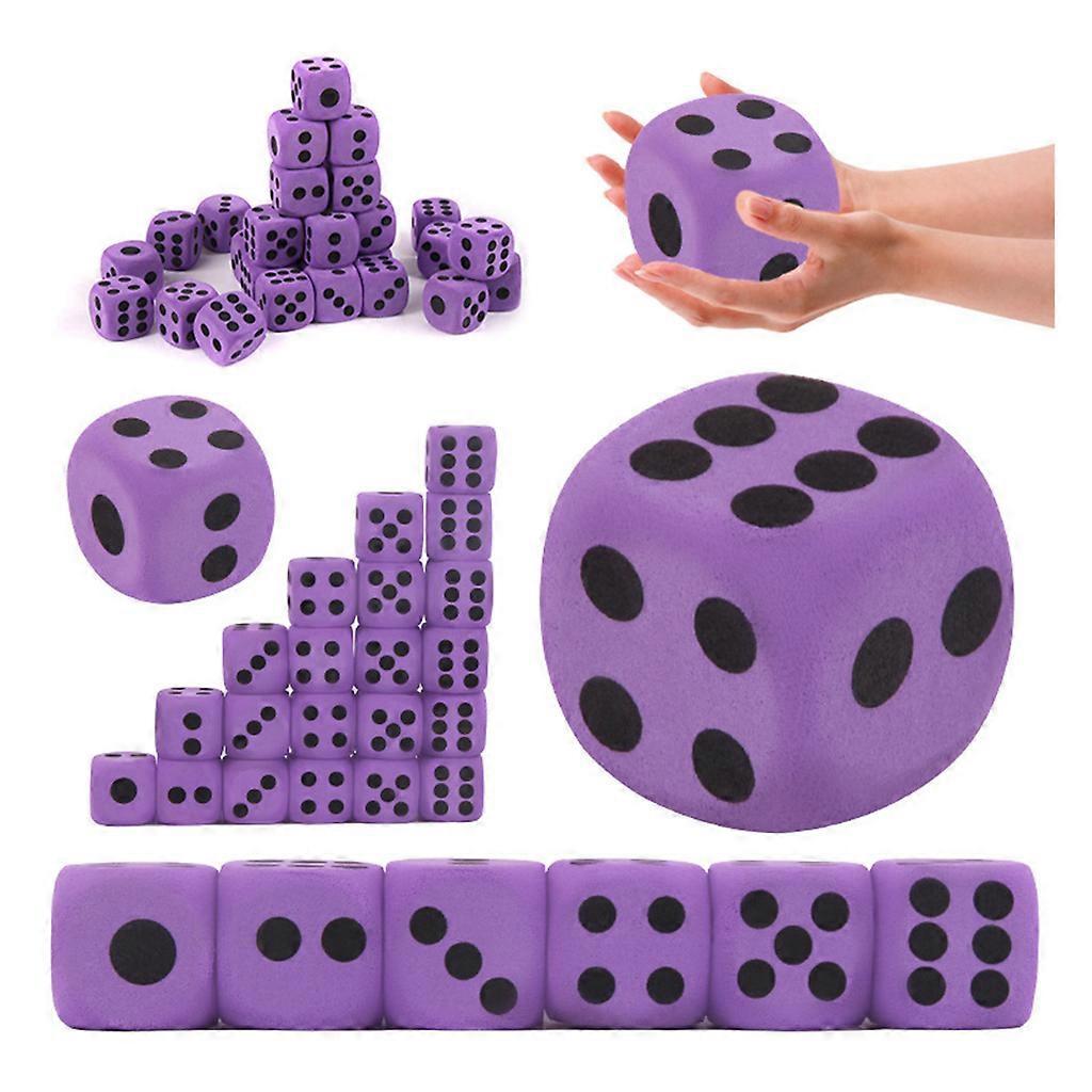 6pcs Specialty Giant EVA Foam Dice Kid Educational Toys Children Party Game Dice