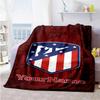 Atletico Madrid Customize Text Blanket Multi-purpose Personalized Blanket Comfortable for Seaside Chair Picnics Office Chair Four Seasons Multipurpose