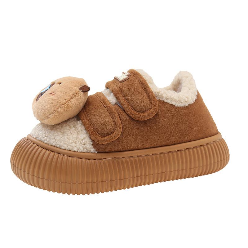 Fashion Kate Cat Versatile Cotton Shoes Women's 2025 Autumn and Winter New Wear Casual Style Round Head Thick Sole Heightening Cotton Shoes