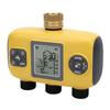 3 Zone Sprinkler Timer Programmable Manual Automatic Watering System with Brass Inlet Rain Delay IPX5 Waterproofing for