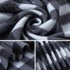 Commuting Winter Gear Classic British Plaid Scarf for Men Women, Soft Double-Sided Velvet Shawl, Skin-friendly Wrap Warm Thickened Neck Autumn