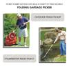 Durable Aluminum Alloy Folding Garbage Picker 80cm Reacher Grabber Tool For Easy Clean Up In Household And Garden Use