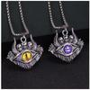 Devil's Eye Necklace, European and American Vintage Style, Skull, Devil's Eye, Trendy Men's Necklace Pendant