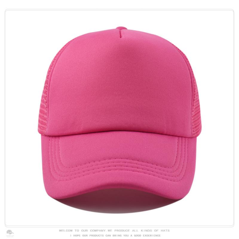 Sponge Baseball Cap, Mesh Cap, Outdoor Sun Protection, Breathable Men's and Women's Whiteboard Hat