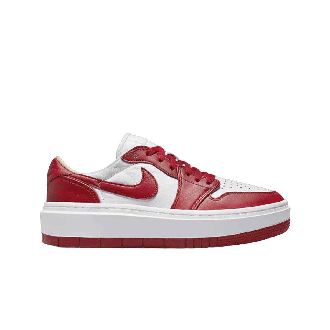 

(w) Jordan 1 Elevate Low White Fire Red 235