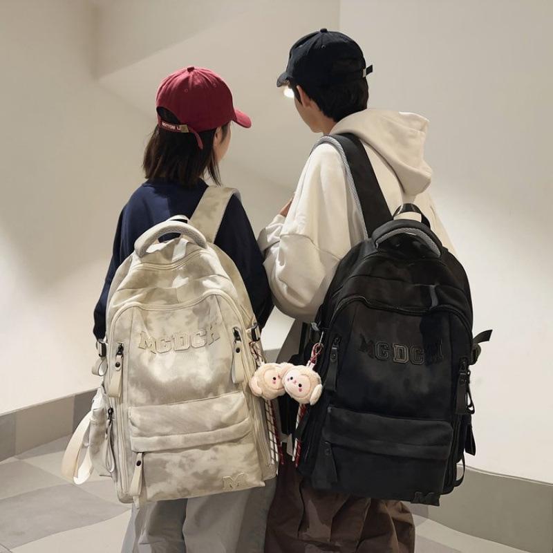 Lightweight, Ergonomic School Backpack for Male and Female Teens, Featuring Large Capacity, New Style, Double Shoulder Straps, and Back Protection.