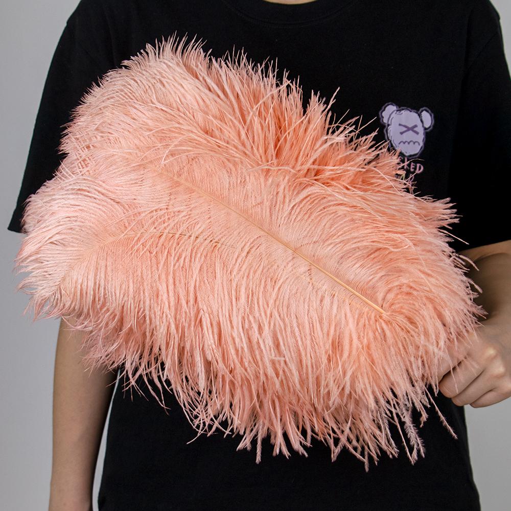 10PCS Big Ostrich Feathers 15-60cm for DIY Craft Wedding Table Center Decor Ostrich Plumas Carnival Party Stage Accessories Bulk