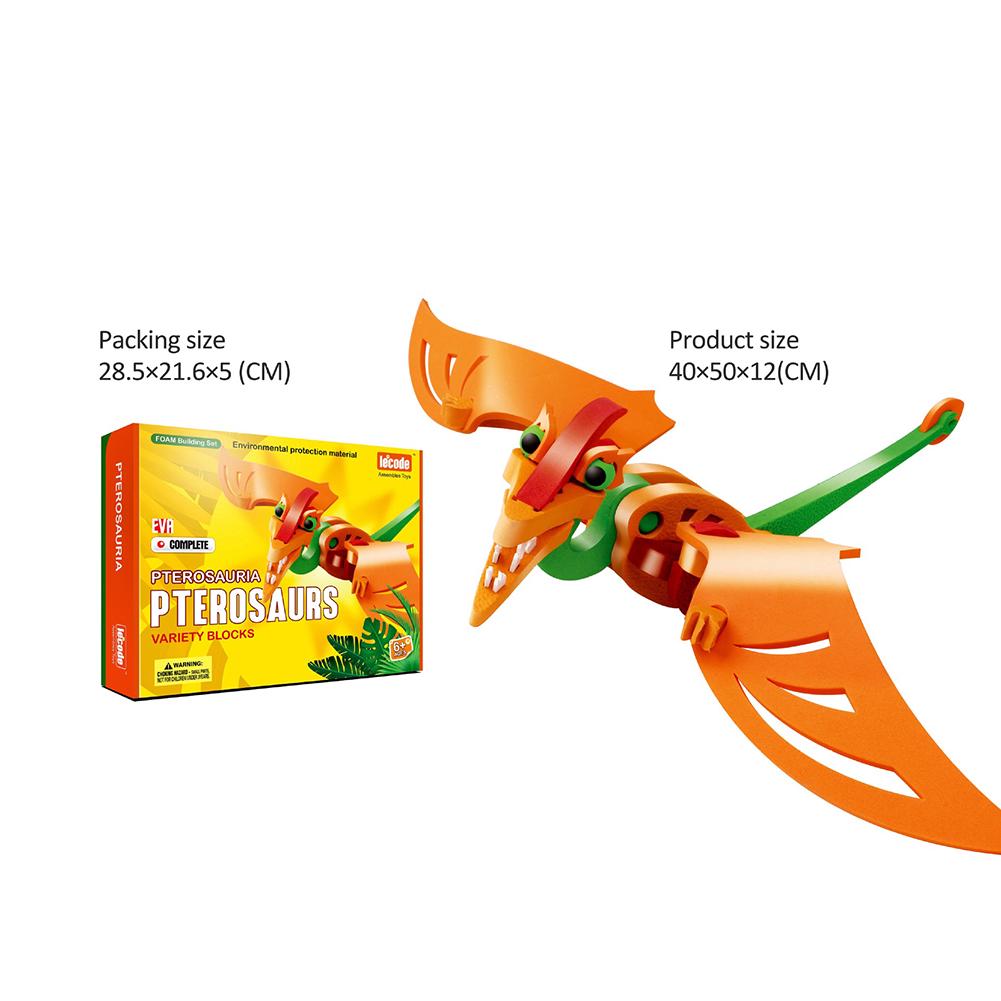 Новые дети головоломки Заклинание Plug животных игрушек дети Моделирование Динозавр Модель игрушки