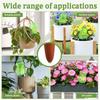 4Pcs Automatic Plant Watering Bulbs 375ml Clear Frog Style Self Watering Globe Insert Drip Irrigation System Garden Accessories