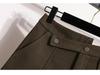 Women's Woolen Bootcut Shorts – Autumn/Winter 2025 Collection, European Style, Wide Leg, Plus Size, Hot Selling