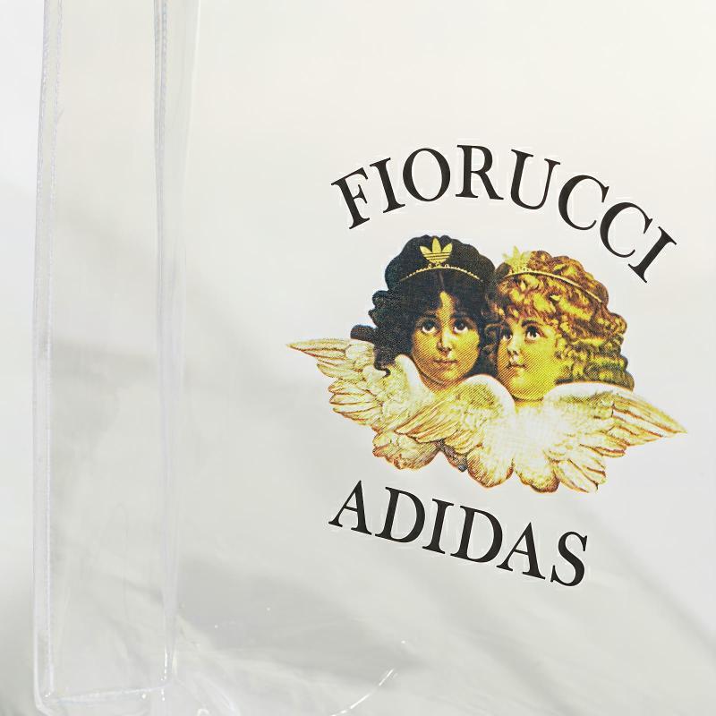 Adidas Originale FIORUCCI Kollaboration TPU Tragetasche, Einkaufstasche, Handtasche, Umhängetasche Unisex Weiß Adidas ED5892