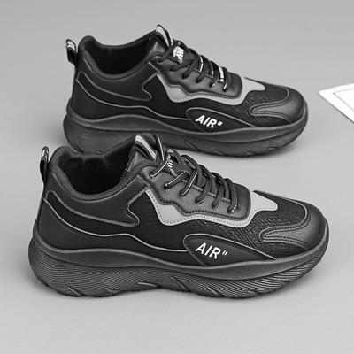 New Sports and Leisure Shoes Leather Fashion Running Shoes Dad Shoes Soft Sole Flick Men's Sports Shoes
