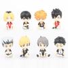 Haikyuu!! Micro-Landscape Figure Toy: Hinata Shoyo, Sugawara Koushi, and Kageyama Tobio.
