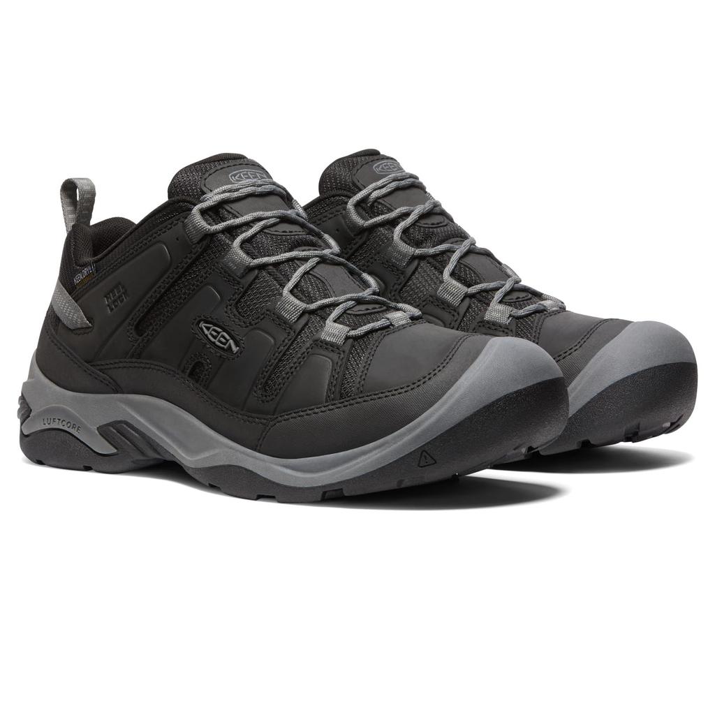Trekking Shoes CIRCADIA WP Circadia Waterproof Gray cm [Keen] Men's Black/Steel 27.0