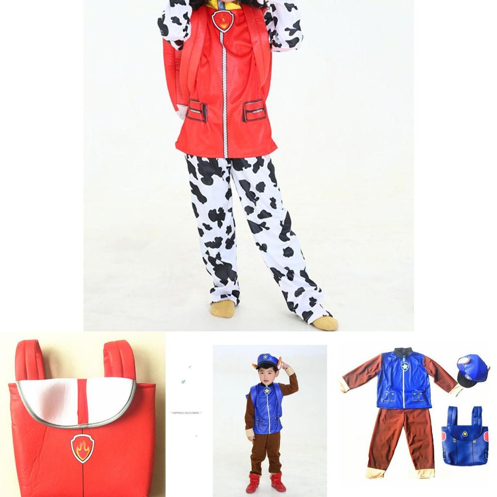 Entzückendes Paw Patrol Kinder Cosplay Kostüm mit Marshall Chase Skye Party-Outfit