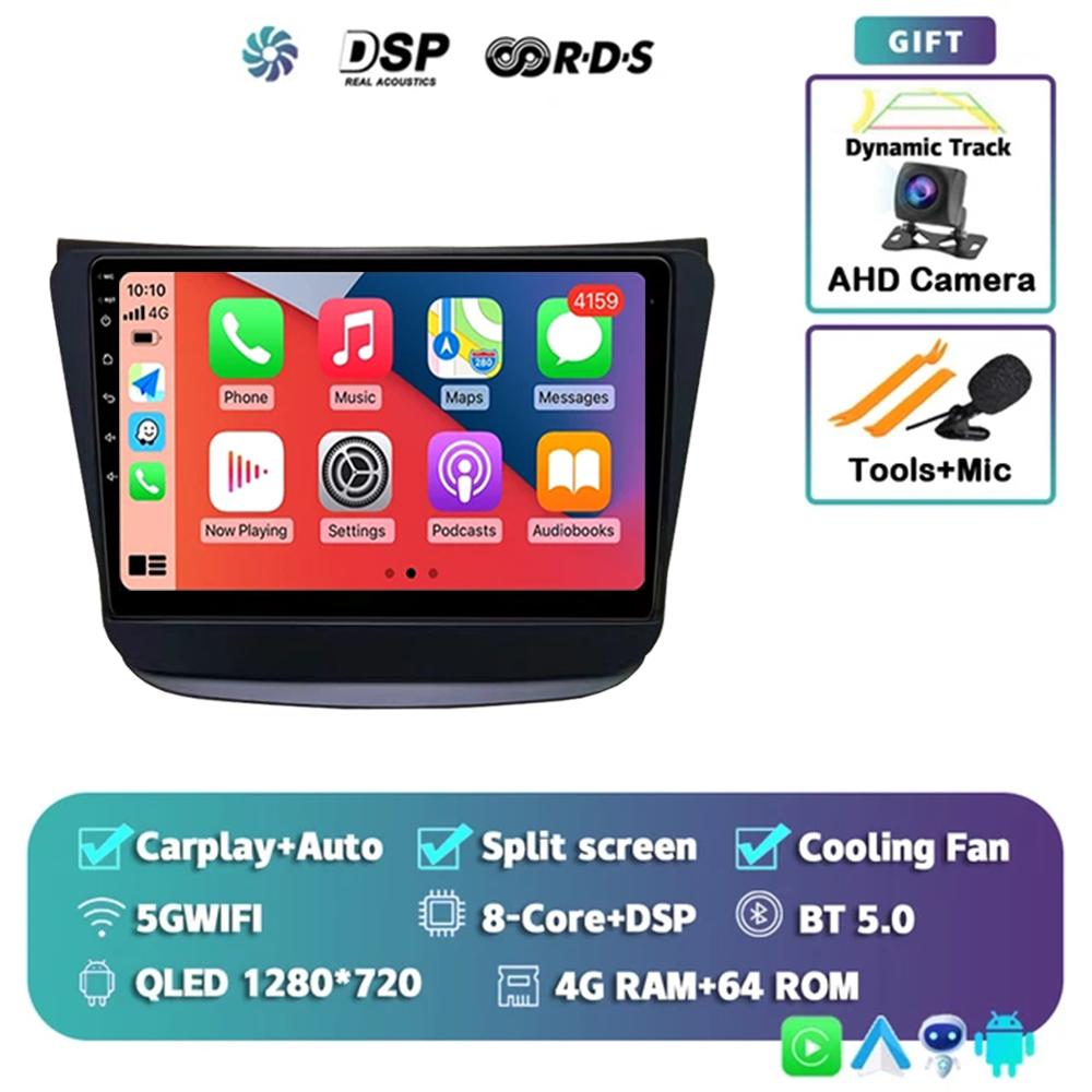 9 inches Android 14 Carplay Auto 4G+WiFi DSP For Suzuki WAGON R 2019+ Car Radio Multimedia Video Player GPS Head Unit Stereo BT