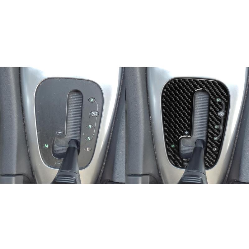 For Saab 9-3 2003-2011 Real Carbon Fiber Sticker Gear Shift Panel Trim Cover Car Accessories Interior Decorative