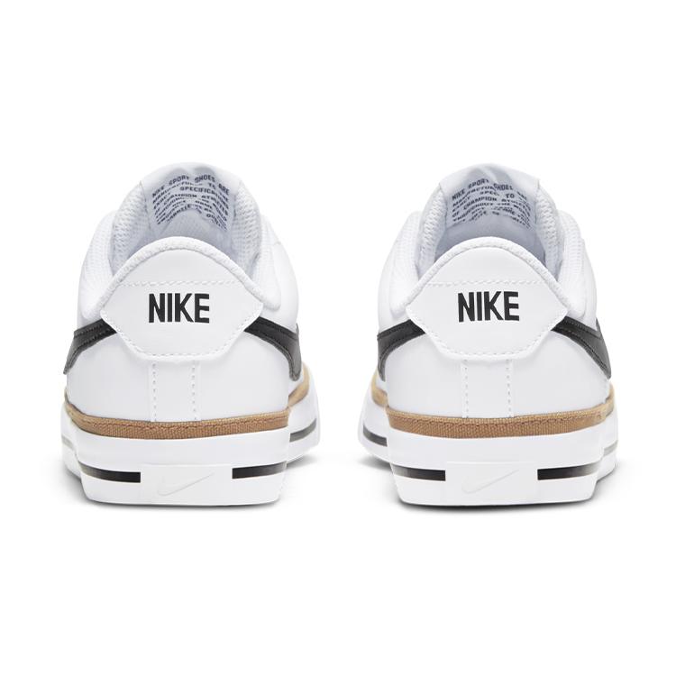 Novo Nike Court Legacy Branco Ocre Deserto GS DA5380-102