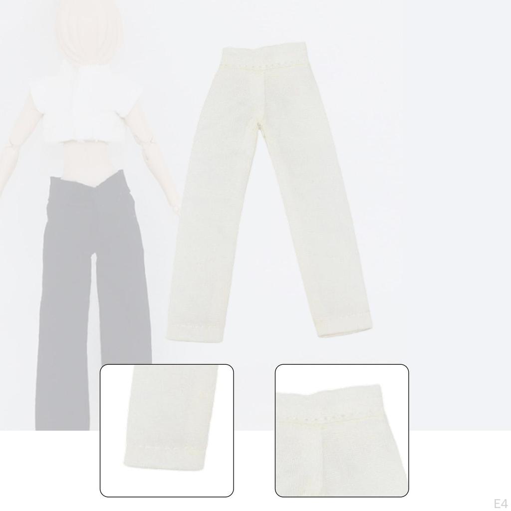 1/12 Action Figure Pants 6 Inch Woman Trousers Doll Clothing Miniature Costume