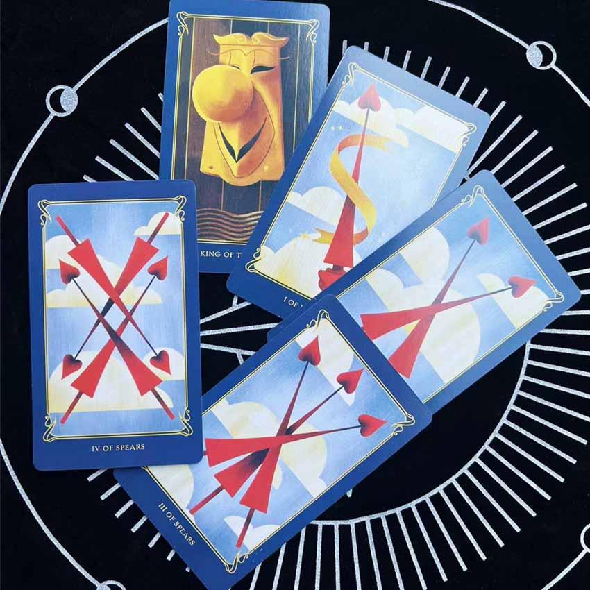 12x7 Cm Alice In Wonderland Tarot Deck Card Games