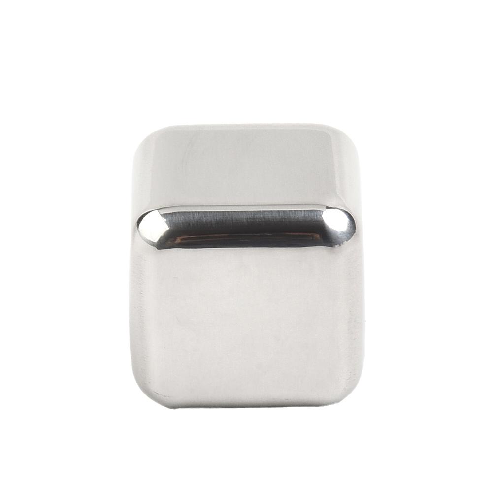 

Поддерживайте свой виски, вино холодным и полным вкуса. Кубики льда из нержавеющей стали. серебряный