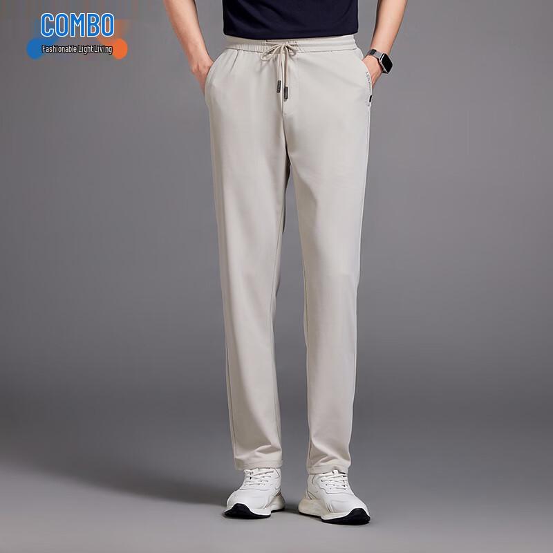 KANGPOL Men s Ice-Feel Straight-Leg Casual Pants 4XL