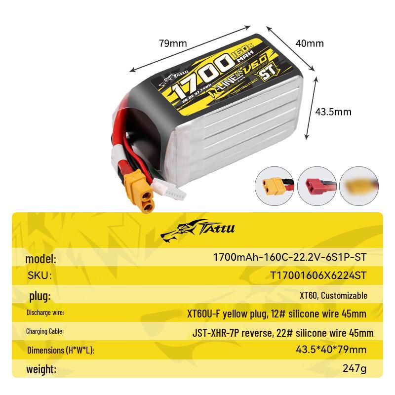 TATTU FPV Drone Batteries & Charger