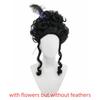 Queen Style Pink Grand Curly Cosplay Wig 18th Century Colonial Lady Wig  for Easy Styling