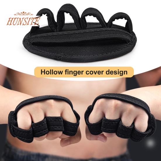 2 stk Fitness Grips Pads, Lifting Pads, Slitasjebestandig, Pustende, Vektløfting, Cross Fitness, Palm Guards Grips Pads