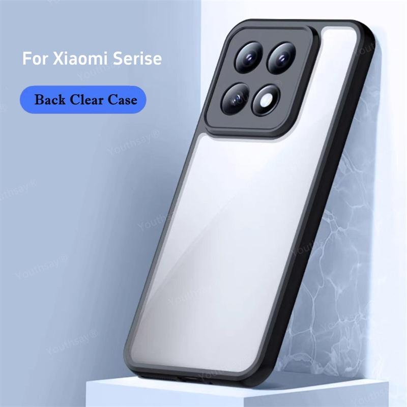 For Xiaomi 14T Pro Case Xiaomi 14T 14 13 13T Pro Cover Funda Coque Hard Transparent TPU Shockproof Back Bumper Xiaomi 14T Pro