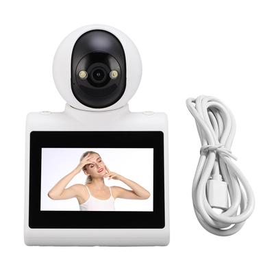 HD Two Way Video Camera 2MP WiFi Indoor Security Camera with One Click Video Call Smart Alarm for Home 64GB Memory Card