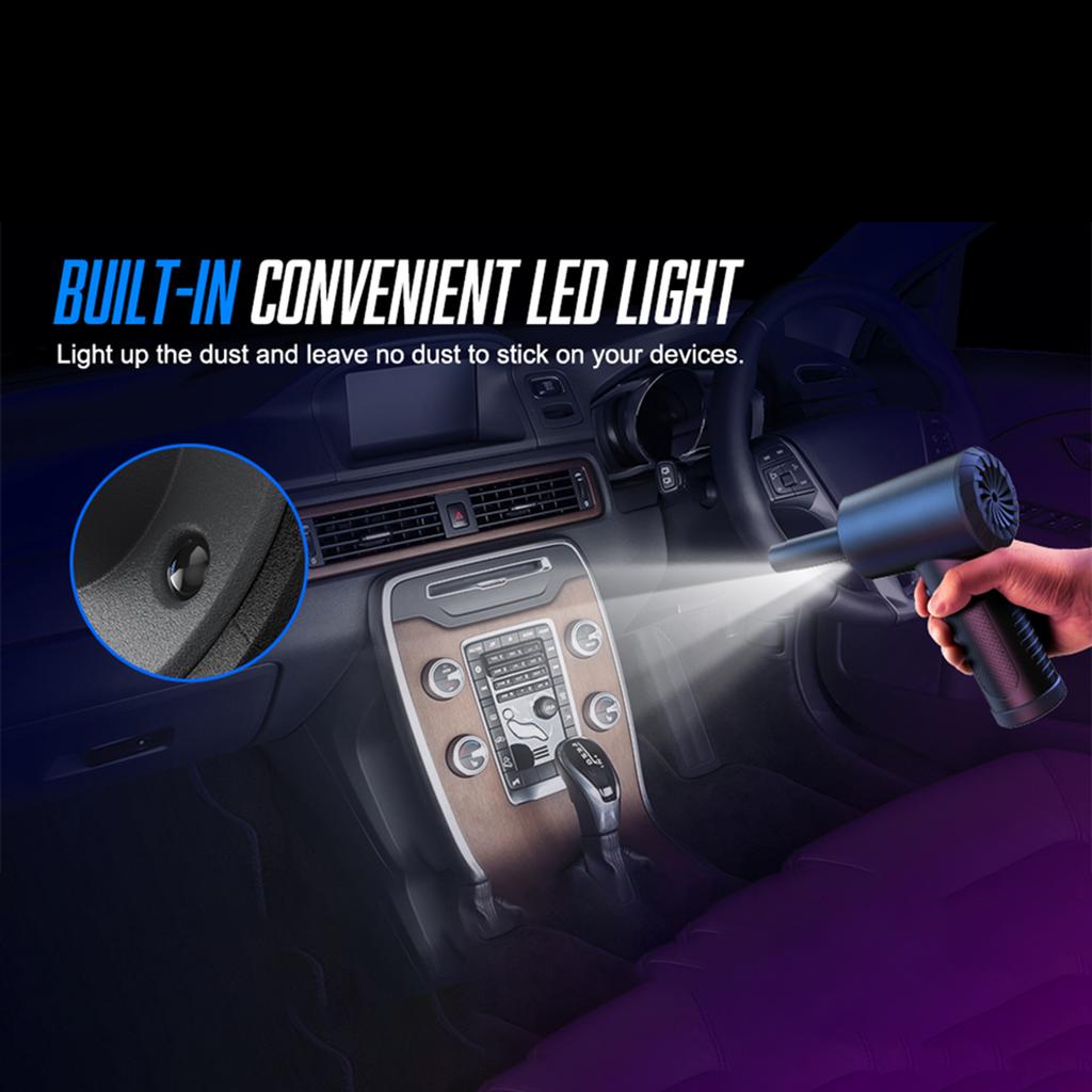 Dust Blower for PC Electric Duster Camera Dust Blower Portable Powerful Rechargeable Dust Blower Multifunctional