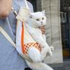 Adjustable Straps Pet Chest Bag Comfortable Cat Outgoing Bag Portable Pet Backpack  Camping